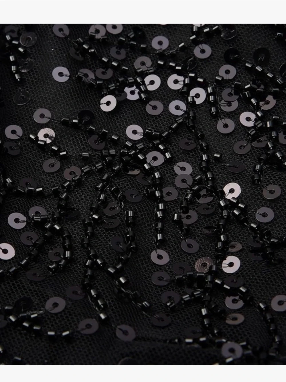 Black Sequin Tulle Formal Dress for Girls - Elegant Party Gown